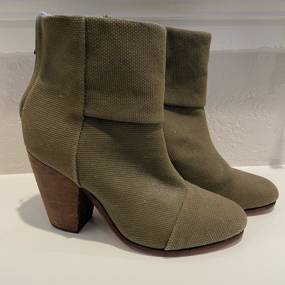 Rag & Bond Boots Army Green Color Size 5